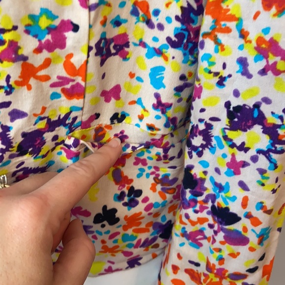 NWT Jessica Simpson Dalton Grey Morn Floral Blazer - Picture 10 of 10